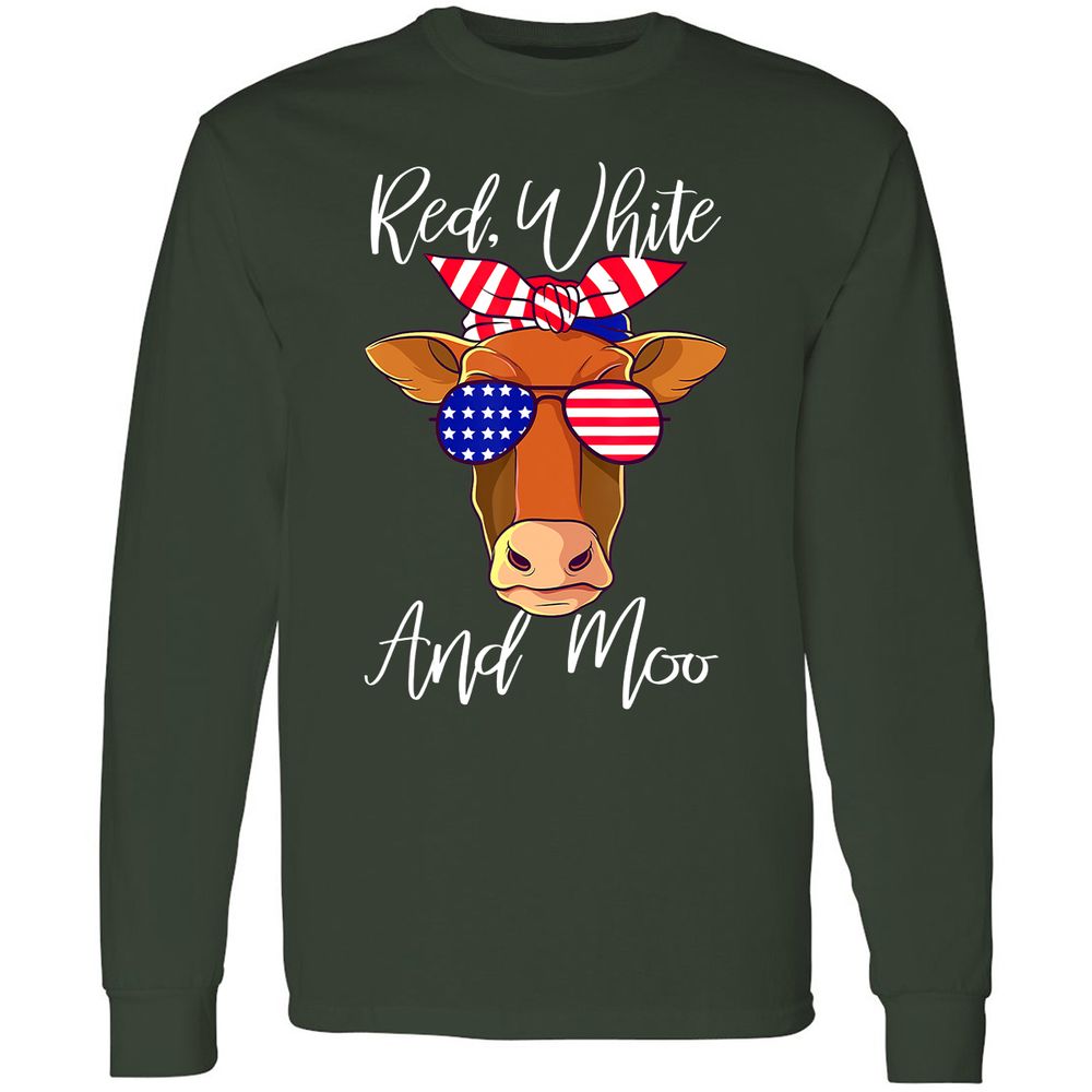 Long Sleeve T-Shirt - 8K52FJA4 - Forest Green - 4