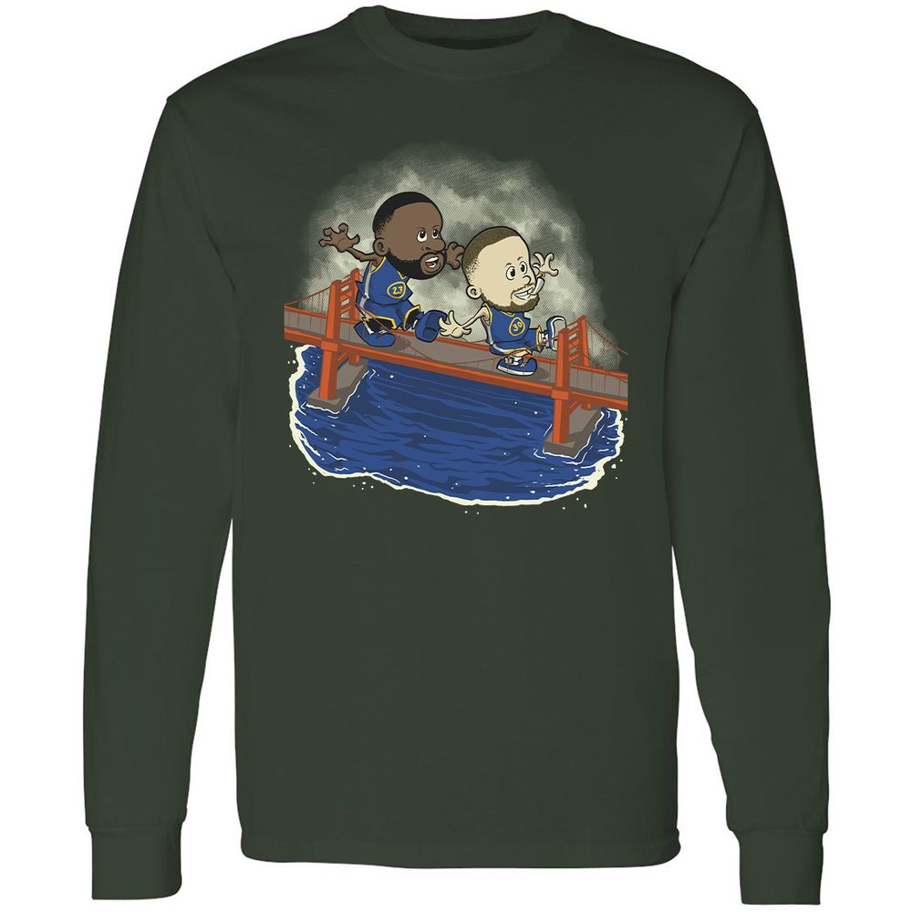 Long Sleeve T-Shirt - Black - Forest Green - 4