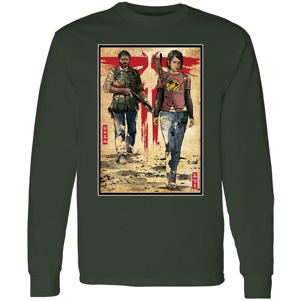 Long Sleeve T-Shirt - LC1S5SA6 - Forest Green - 4