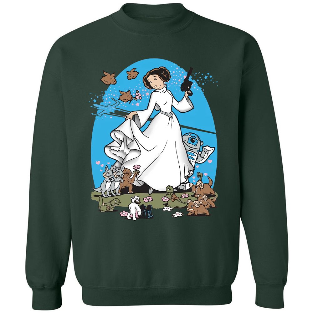 Classic Unisex Sweatshirt - N73TURLY - Forest Green - 4