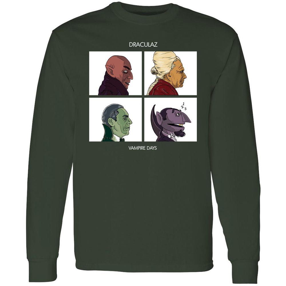 Long Sleeve T-Shirt - 2FFYNKXB - Forest Green - 4