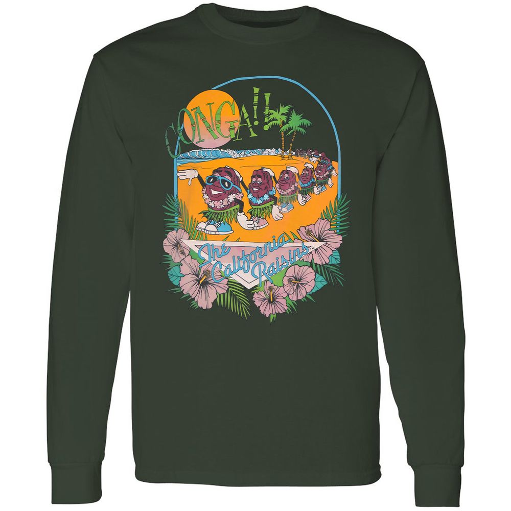 Long Sleeve T-Shirt - A9PDWFLL - Forest Green - 4