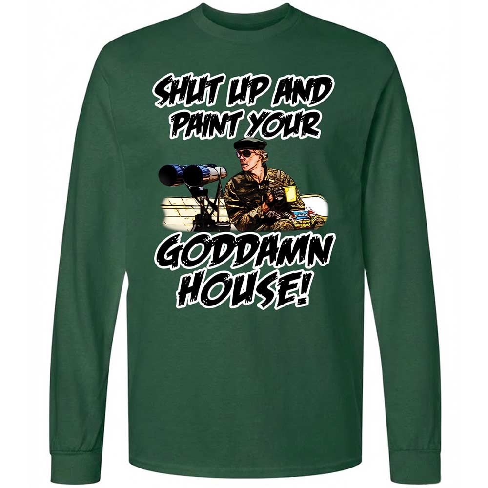 Long Sleeve T-Shirt - F5JVTDJ8 - Forest Green - 4