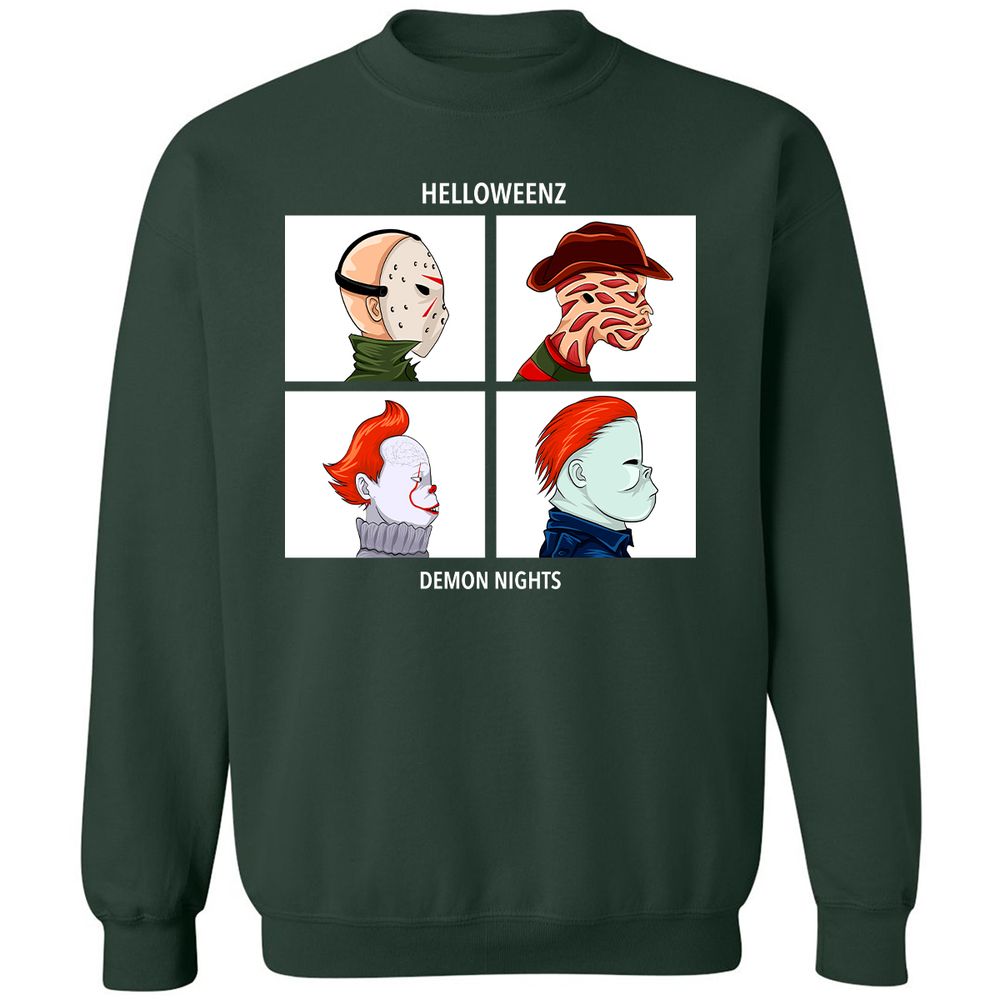 Classic Unisex Sweatshirt - 2JGCTXFV - Forest Green - 4