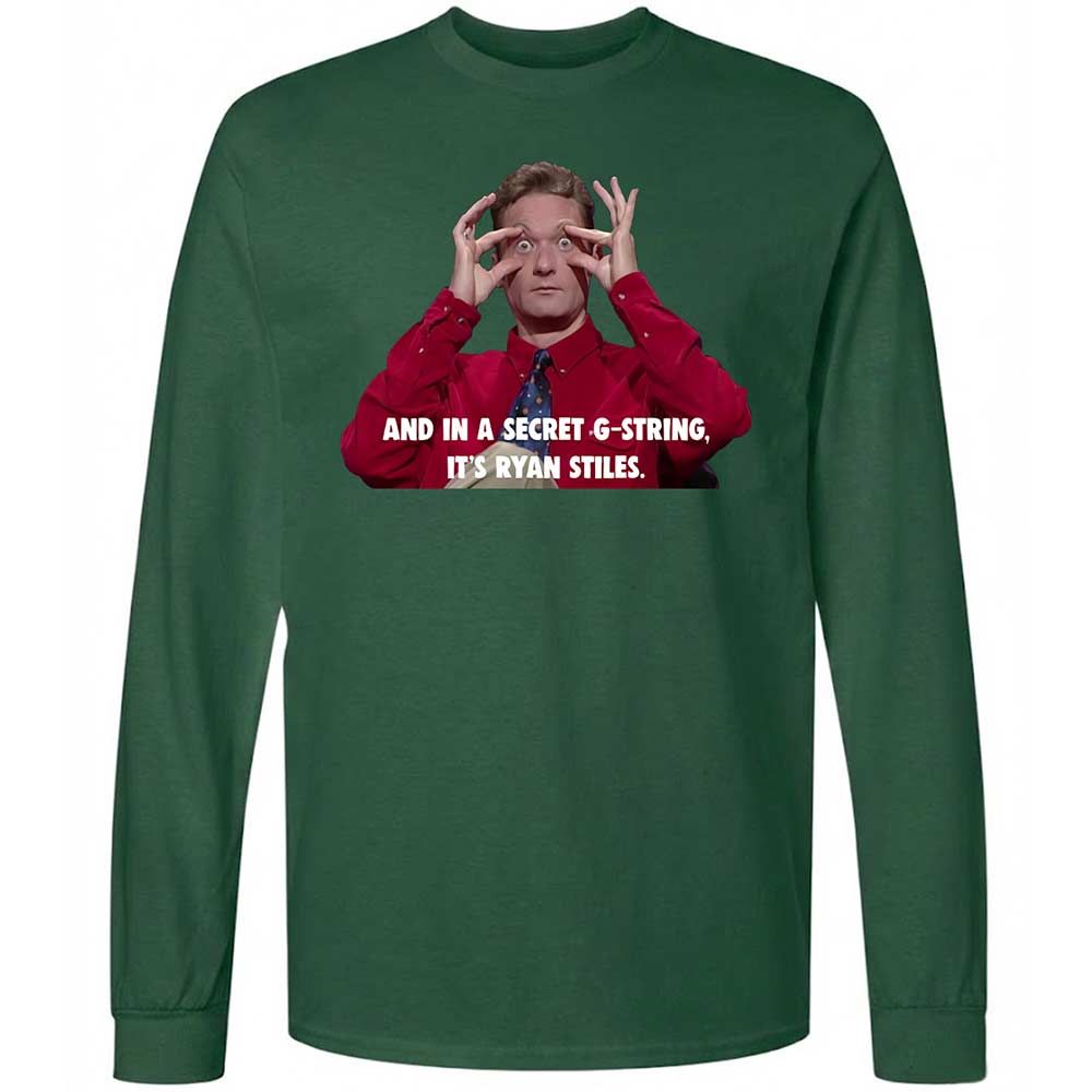 Long Sleeve T-Shirt - 2FDJXZWR - Forest Green - 4