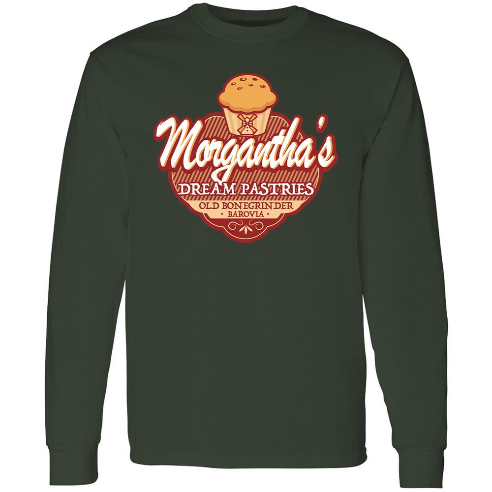 Long Sleeve T-Shirt - H5NLX63U - Forest Green - 4