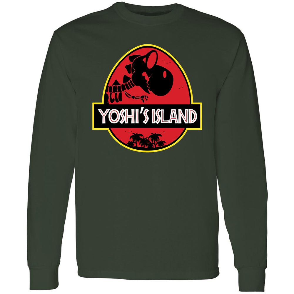 Long Sleeve T-Shirt - HDJPN6U7 - Forest Green - 4