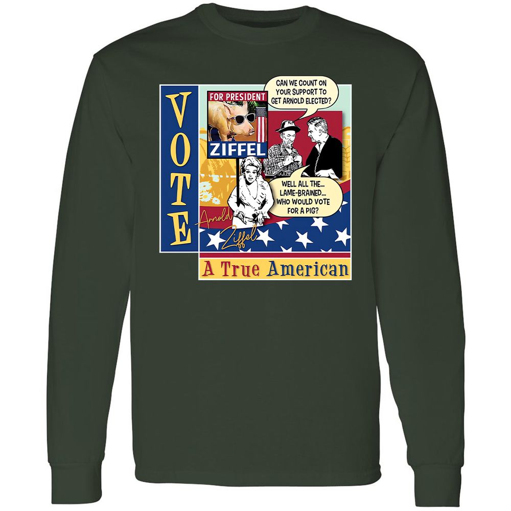Long Sleeve T-Shirt - R9LD3NWZ - Forest Green - 4