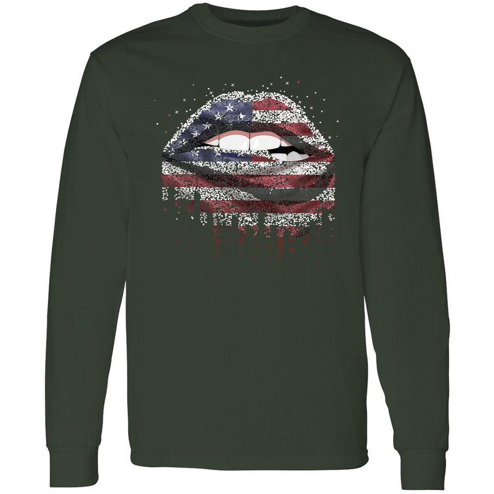 Long Sleeve T-Shirt - A9MV8TGL - Forest Green - 4