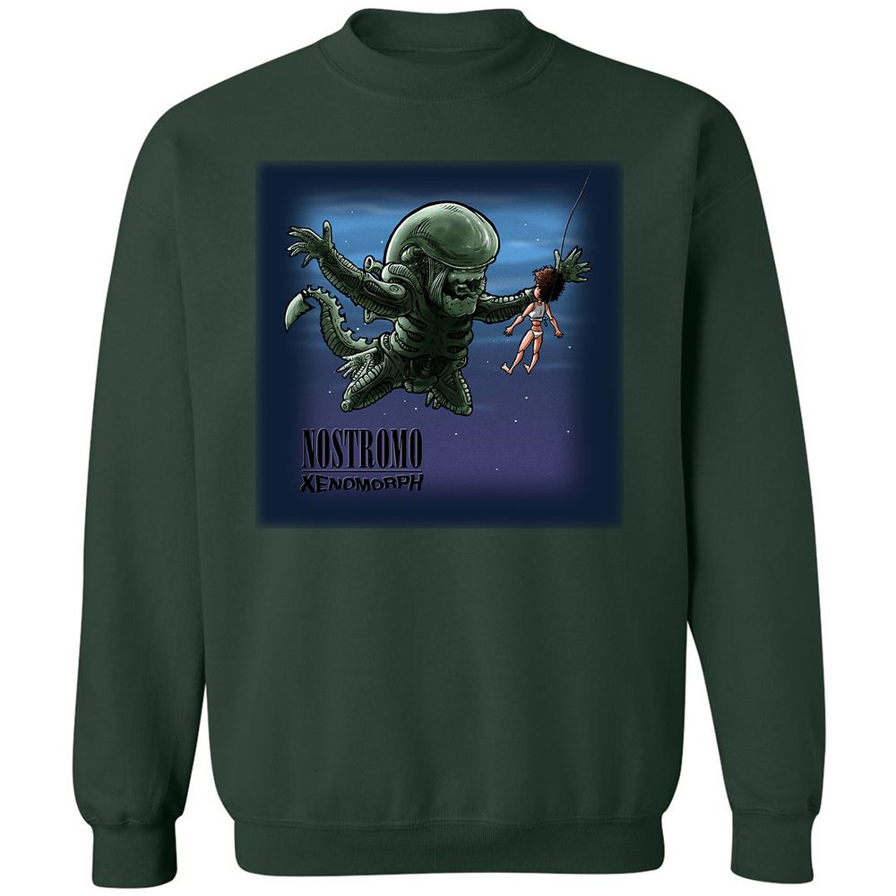 Classic Unisex Sweatshirt - F7N93CY8 - Forest Green - 4