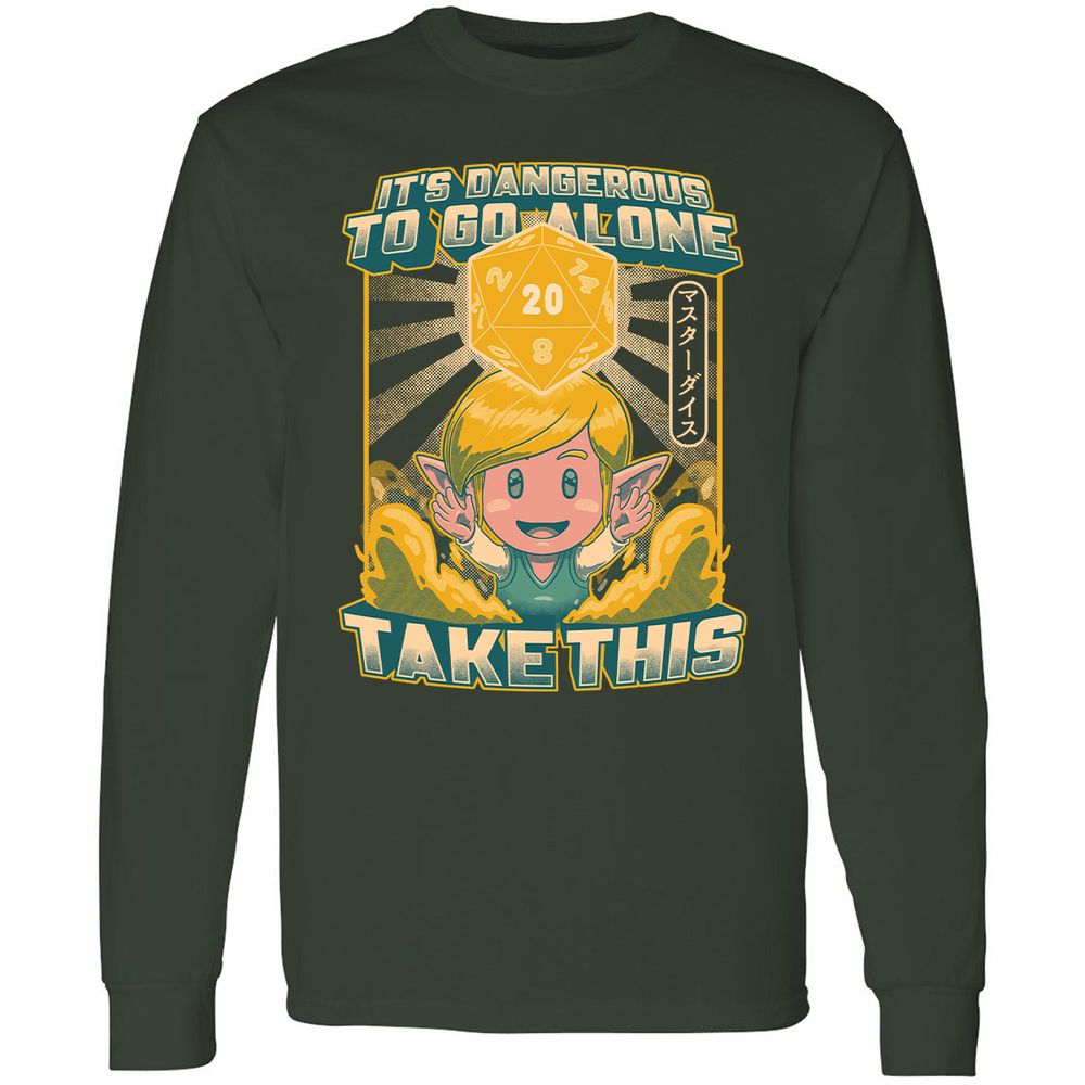 Long Sleeve T-Shirt - E7JPK7L5 - Forest Green - 4