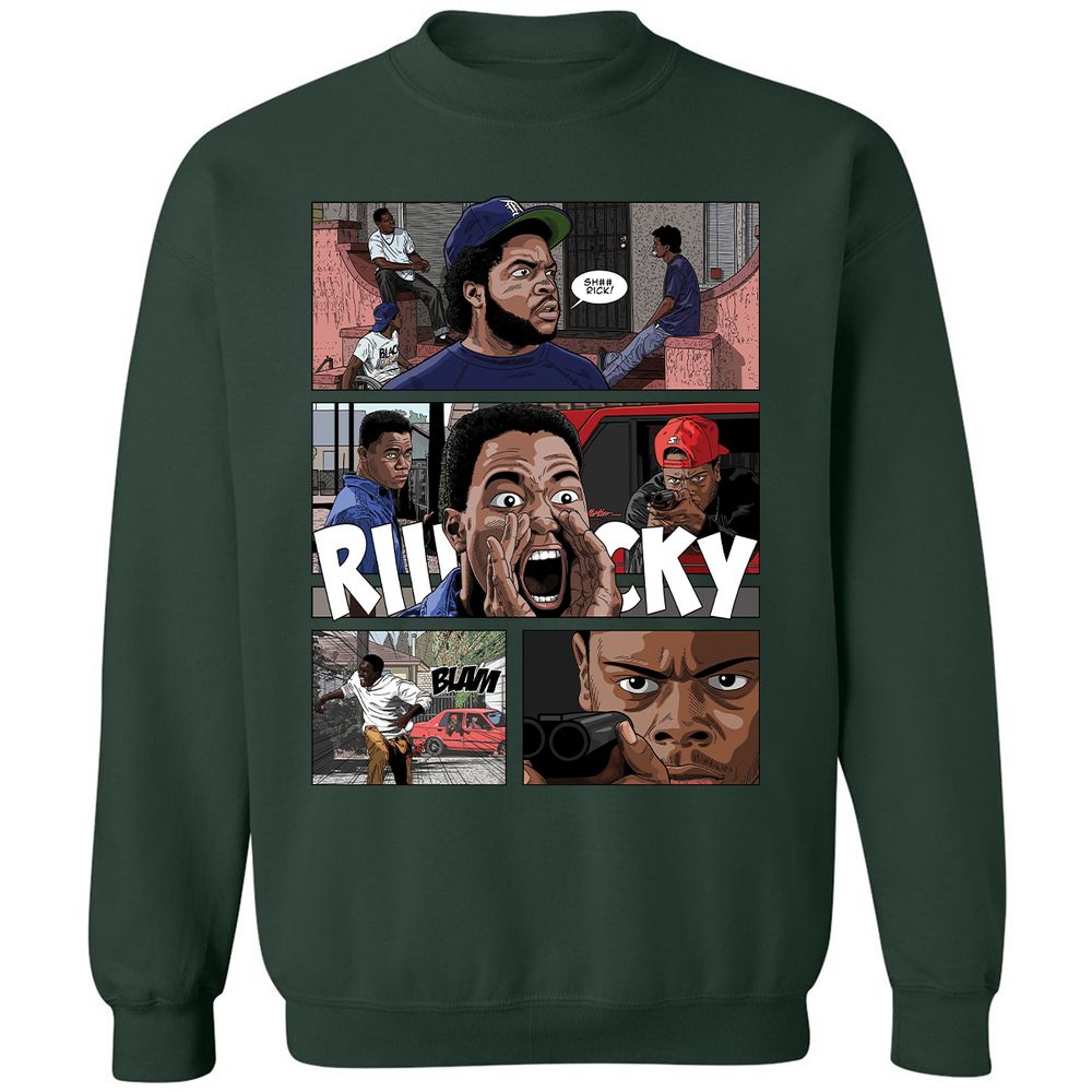 Classic Unisex Sweatshirt - D9G8AYT9 - Forest Green - 4