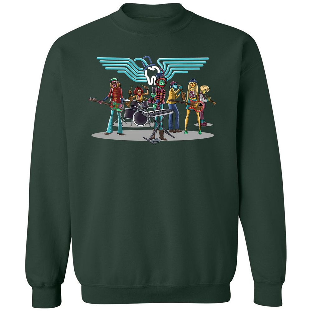 Classic Unisex Sweatshirt - 3NSAG598 - Forest Green - 4
