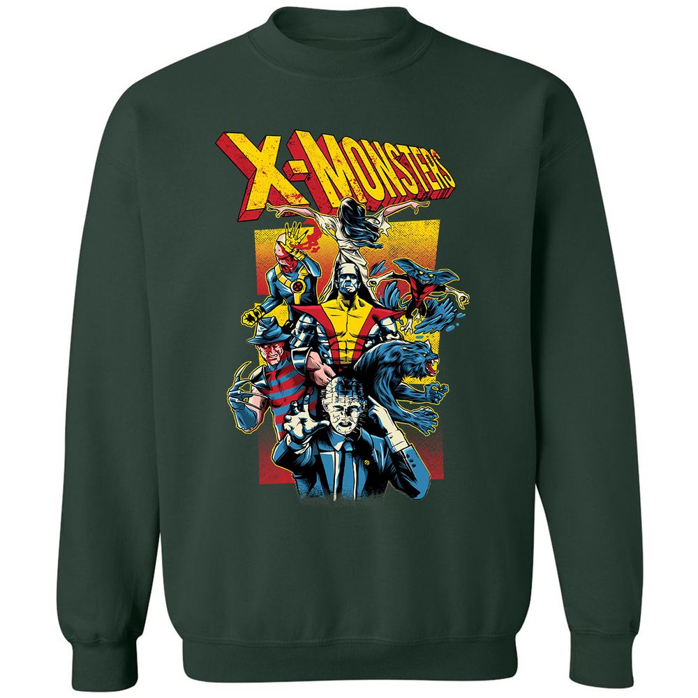 Classic Unisex Sweatshirt - X5UQ8TN9 - Forest Green - 4