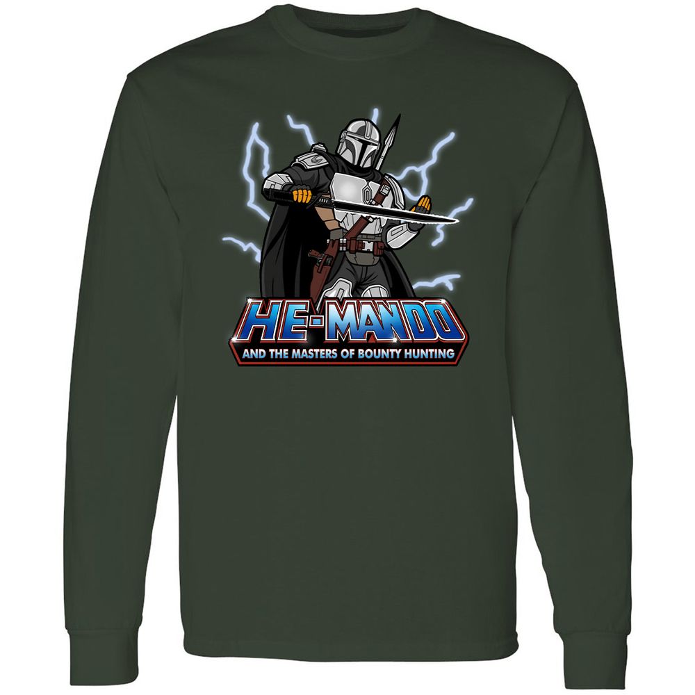 Long Sleeve T-Shirt - YFFERQR7 - Forest Green - 4