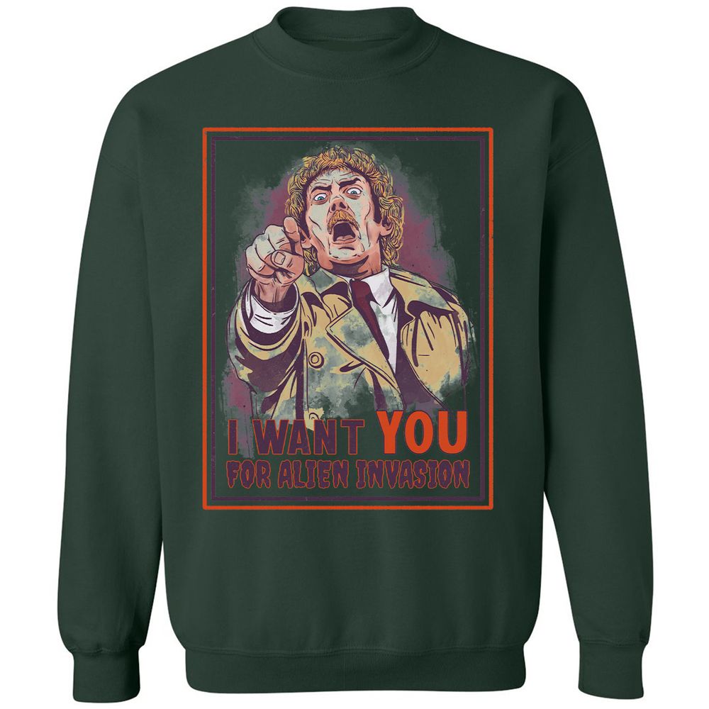 Classic Unisex Sweatshirt - 6GHVGEUX - Forest Green - 4