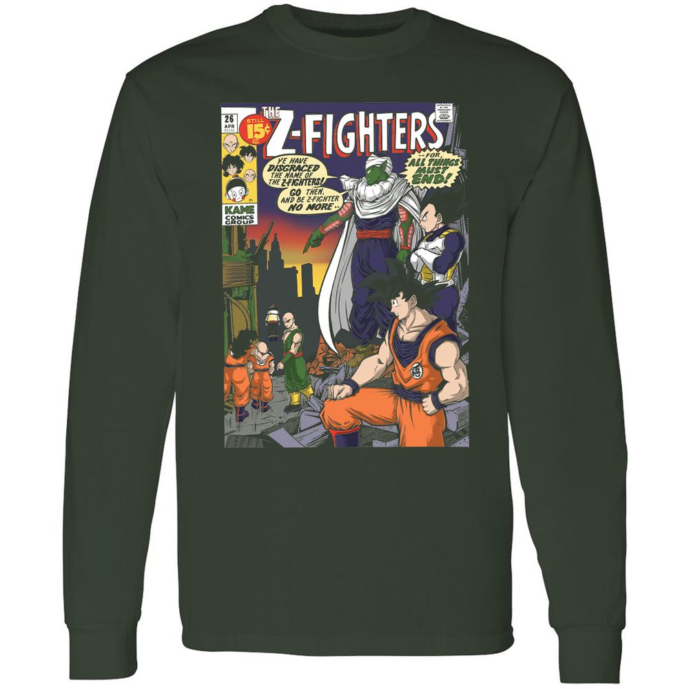 Long Sleeve T-Shirt - LNLLEJ45 - Forest Green - 4