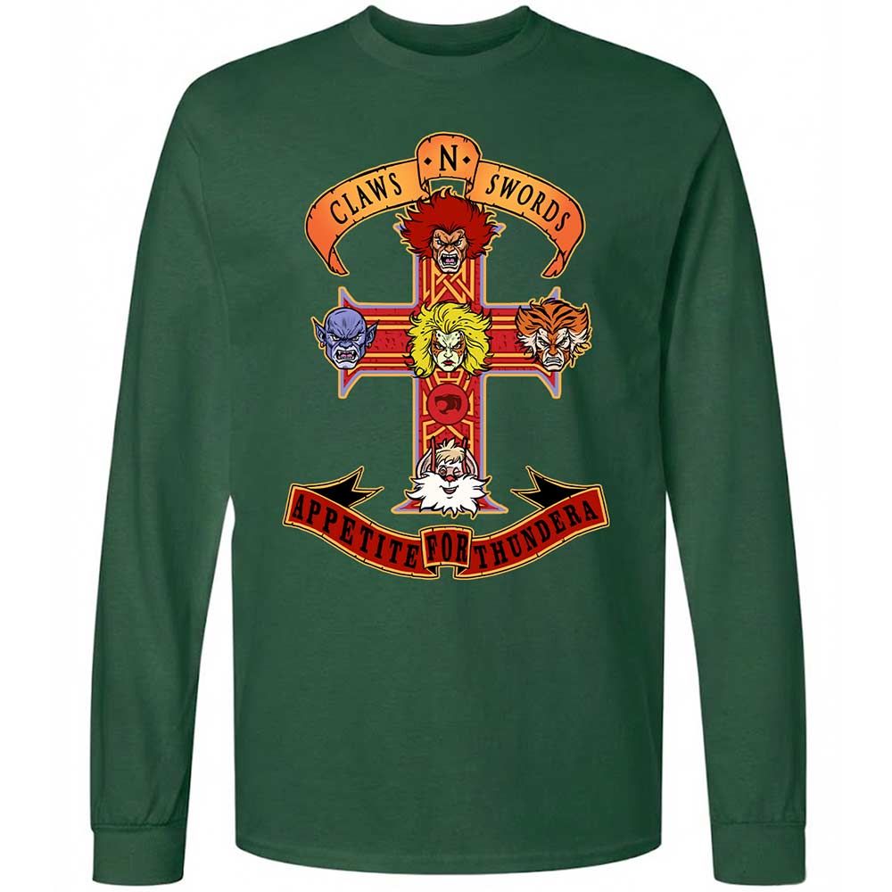 Long Sleeve T-Shirt - HYSDNGJ1 - Forest Green - 4