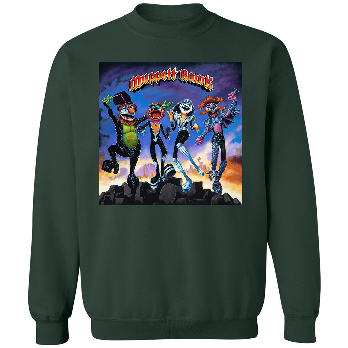 Classic Unisex Sweatshirt - G8ND1BG9 - Forest Green - 4