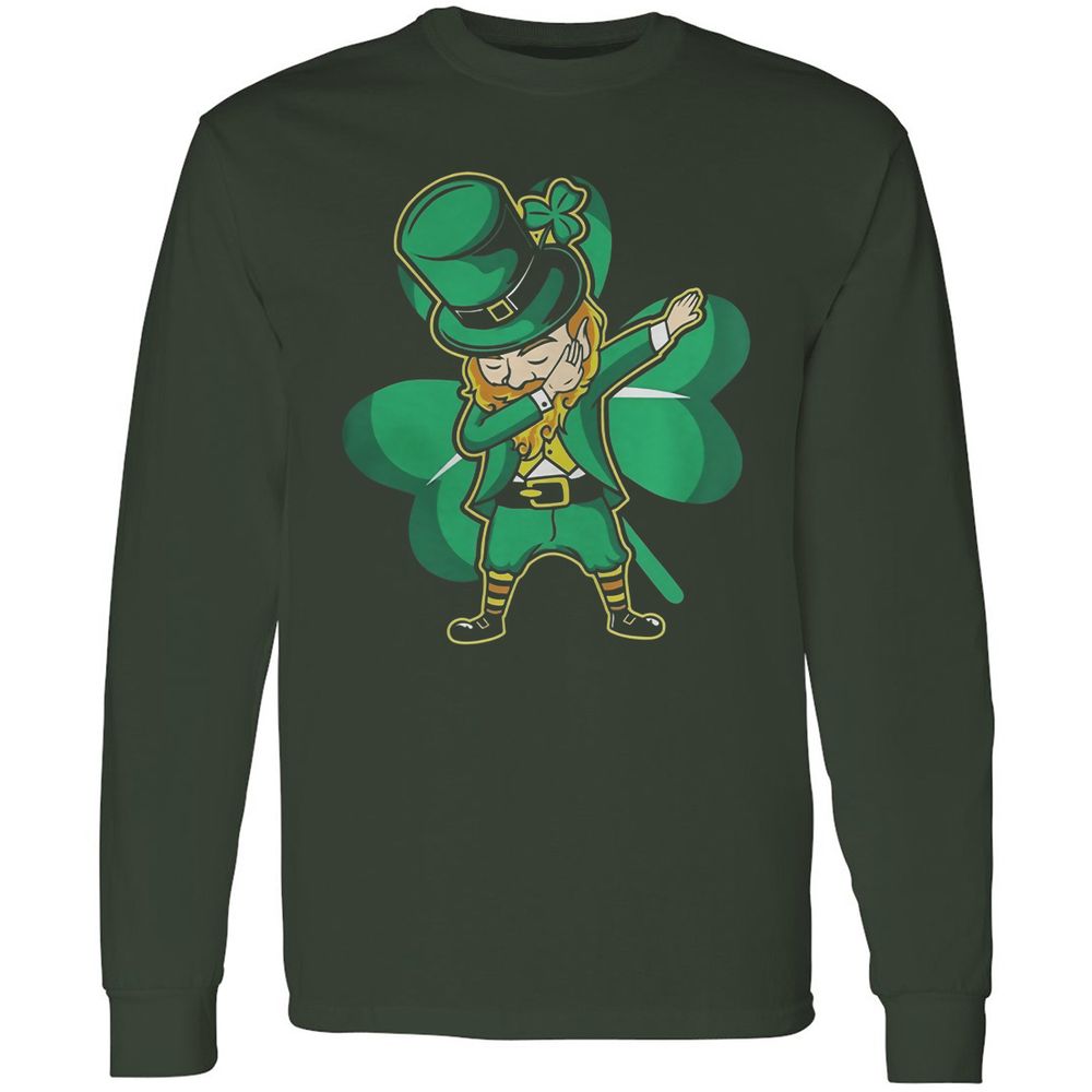 Long Sleeve T-Shirt - DL7ZV7U9 - Forest Green - 4