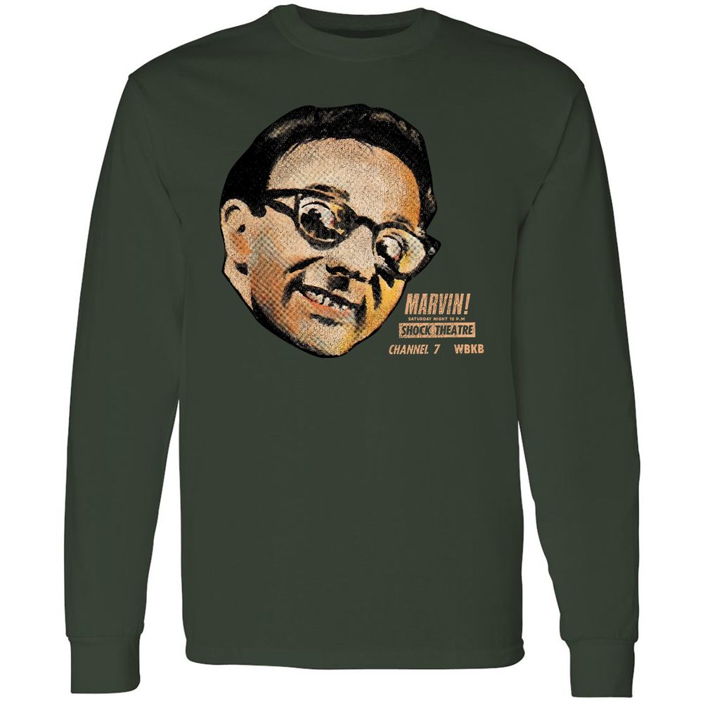 Long Sleeve T-Shirt - B1R8H8L4 - Forest Green - 4