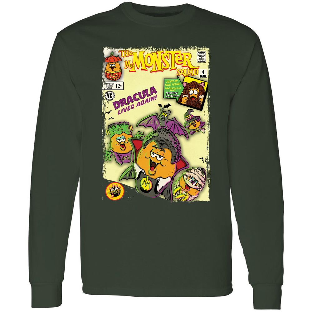 Long Sleeve T-Shirt - 5KKYMM94 - Forest Green - 4