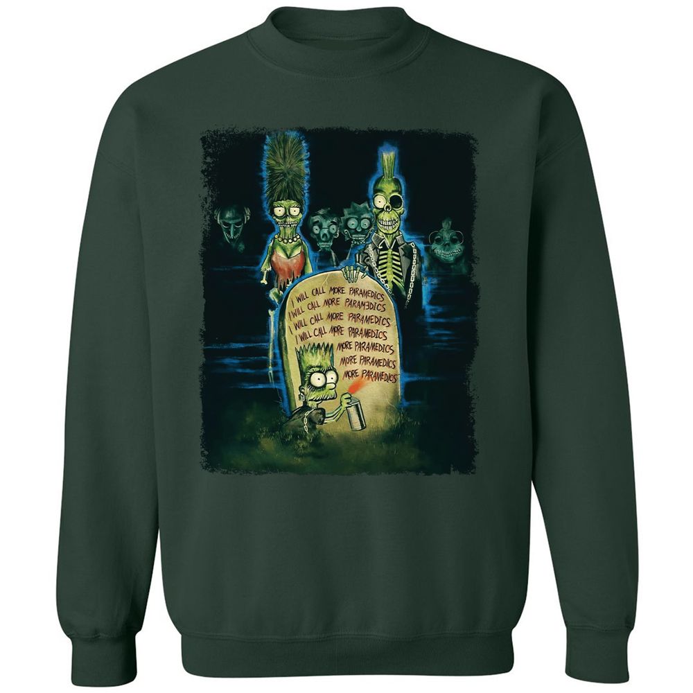 Classic Unisex Sweatshirt - PTJEV891 - Forest Green - 4