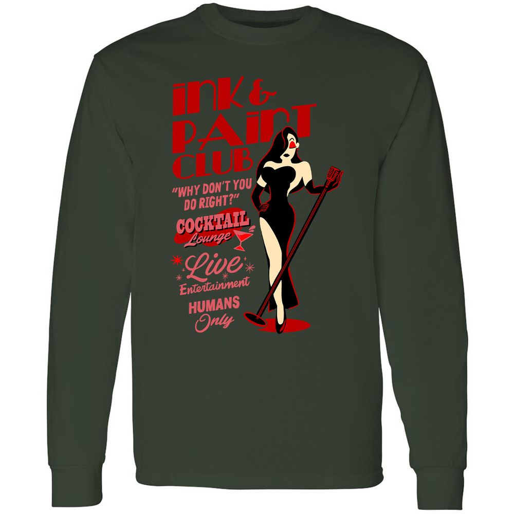 Long Sleeve T-Shirt - 3G6ZQL5Q - Forest Green - 4