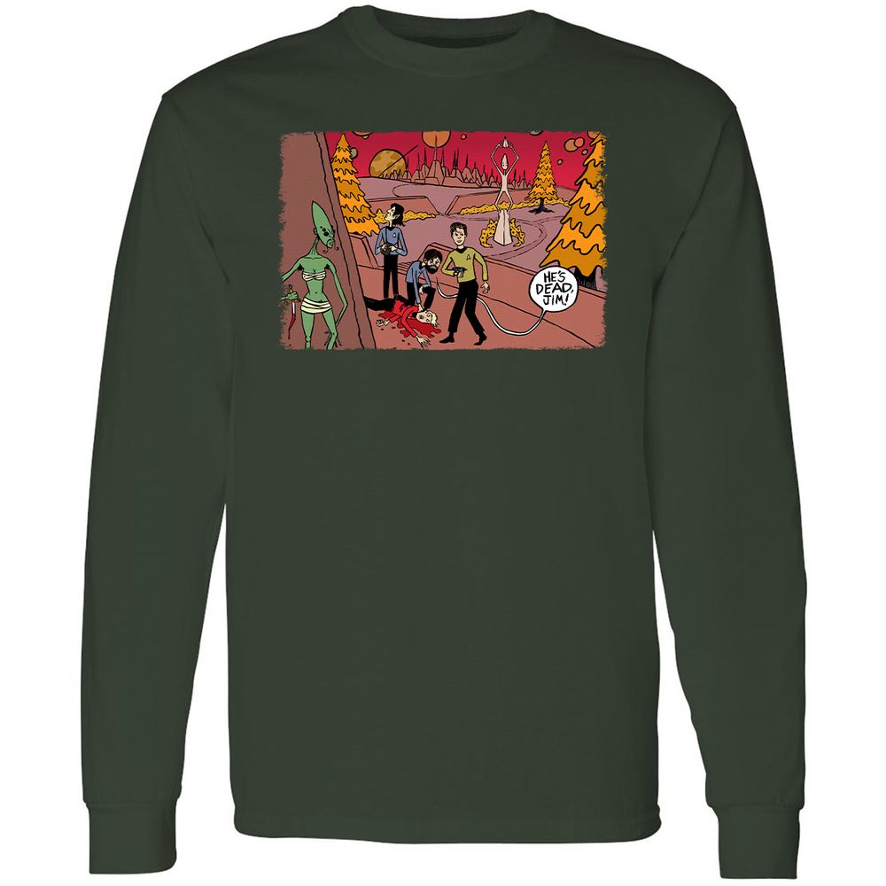 Long Sleeve T-Shirt - AWUH78MH - Forest Green - 4