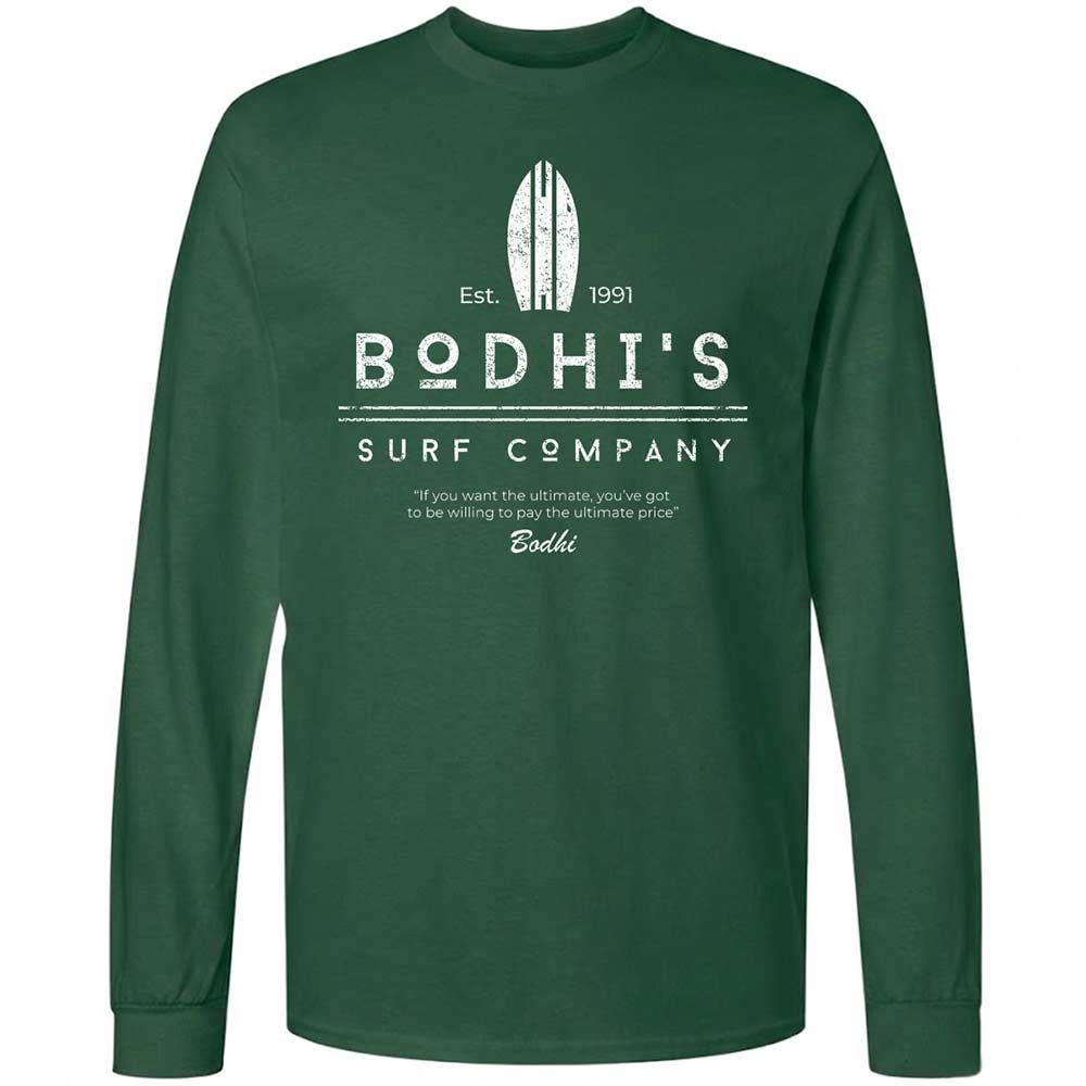 Long Sleeve T-Shirt - MX7KDQXD - Forest Green - 4