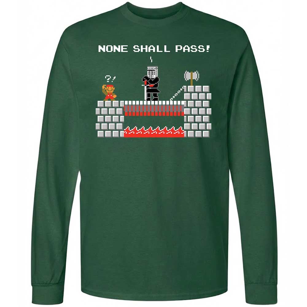 No Plumbers Shall Pass - Forest Green - 4