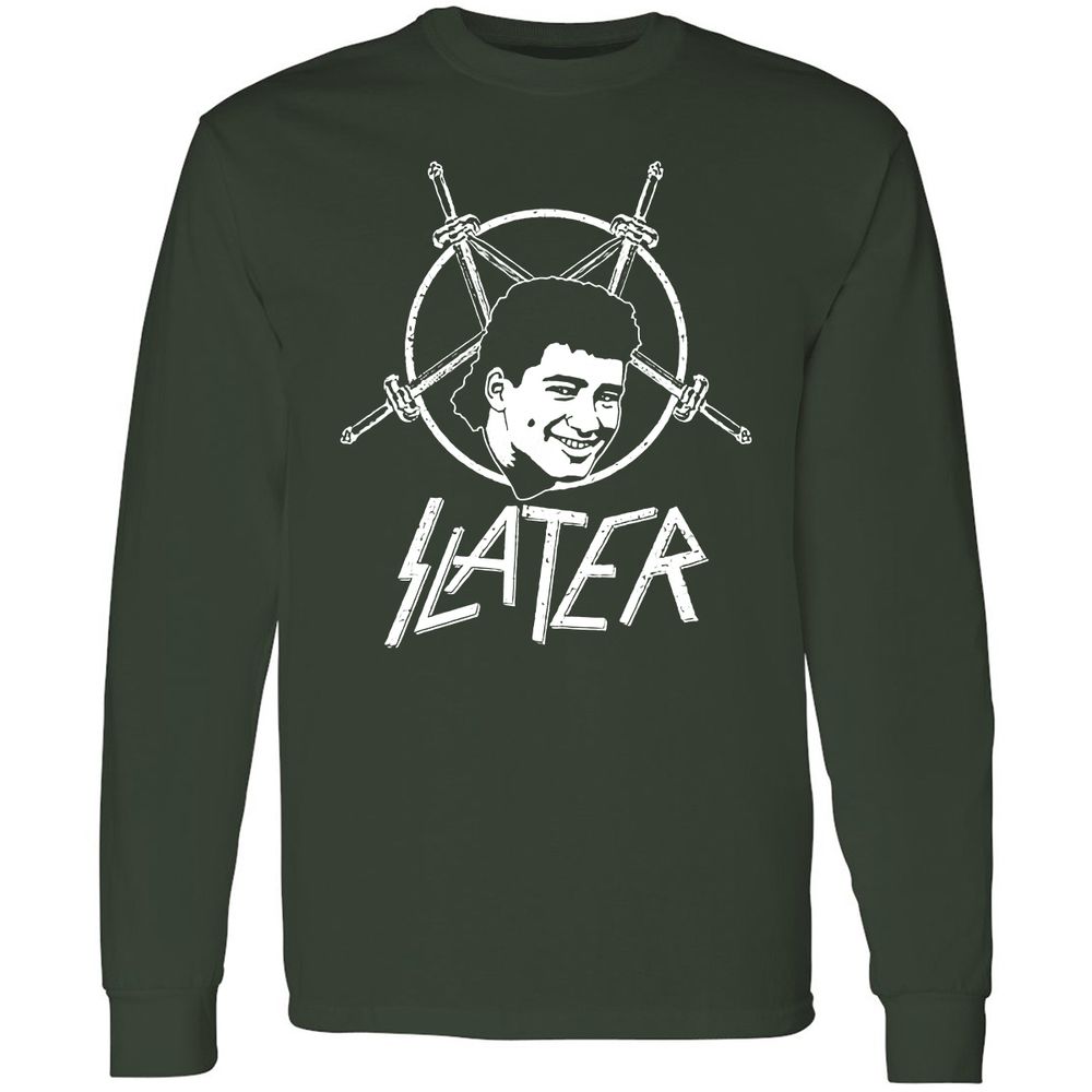 Long Sleeve T-Shirt - 3DK9YZAD - Forest Green - 4