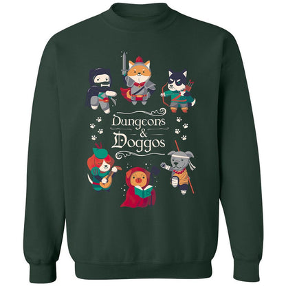 Classic Unisex Sweatshirt - AFYBJNGA - Forest Green - 4