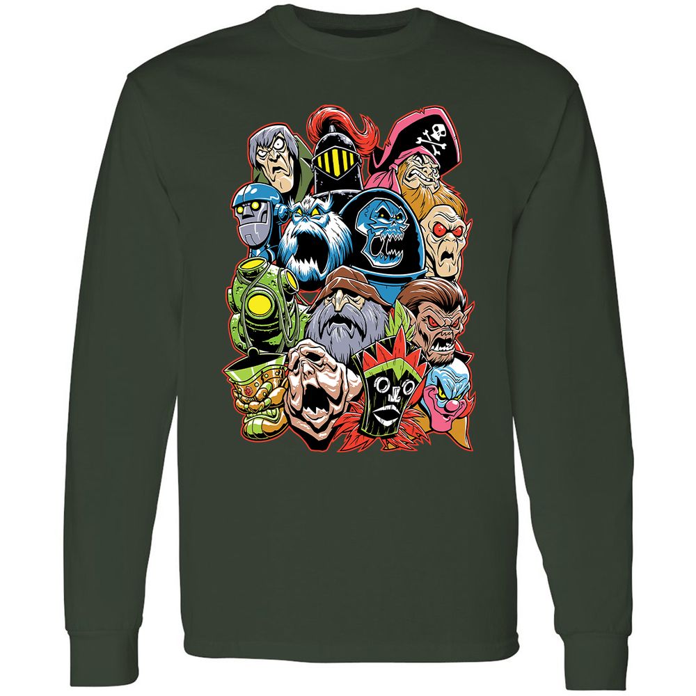 Long Sleeve T-Shirt - QEEF61W6 - Forest Green - 4