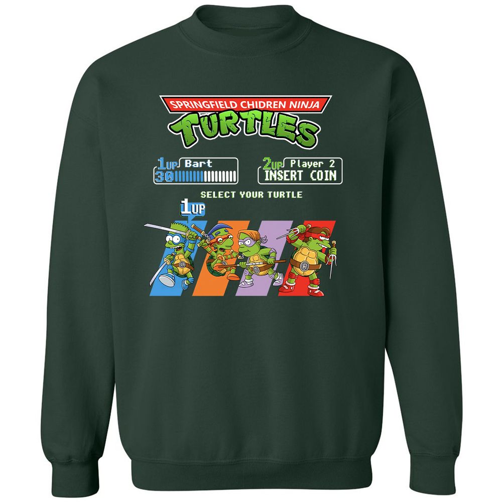 Classic Unisex Sweatshirt - BEVWTUTP - Forest Green - 4