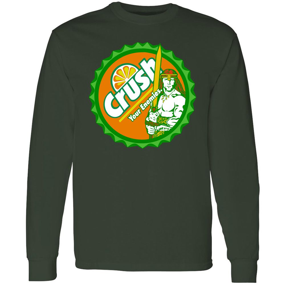Long Sleeve T-Shirt - PETVGRHL - Forest Green - 4
