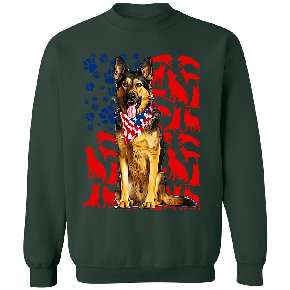 Classic Unisex Sweatshirt - UUY8KDF3 - Forest Green - 4