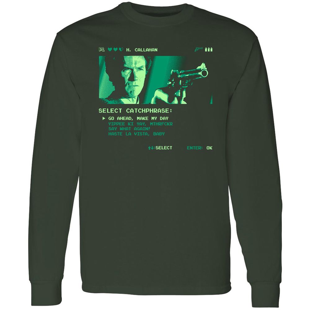 Long Sleeve T-Shirt - AGJHG4BM - Forest Green - 4