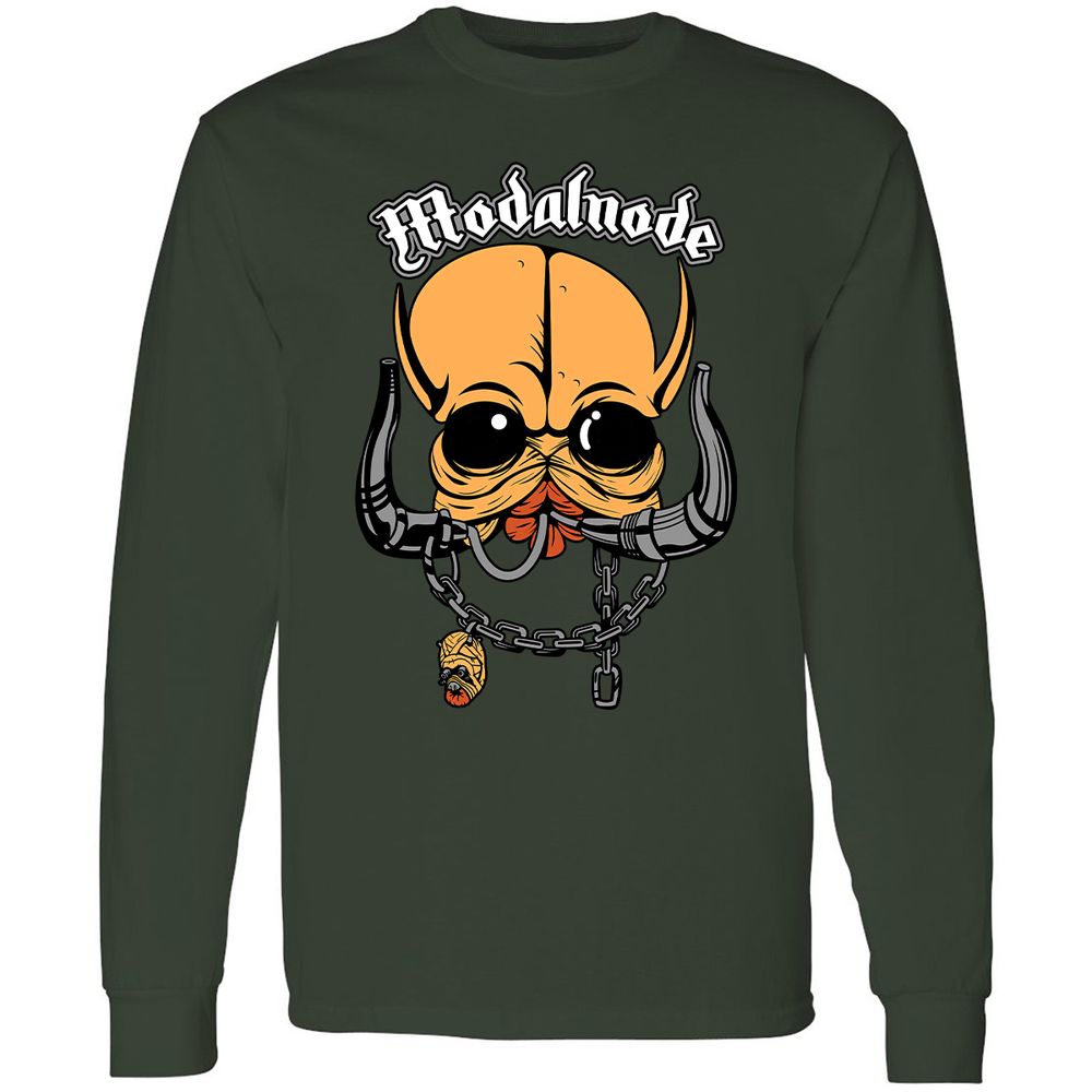 Long Sleeve T-Shirt - QEL6RL58 - Forest Green - 4