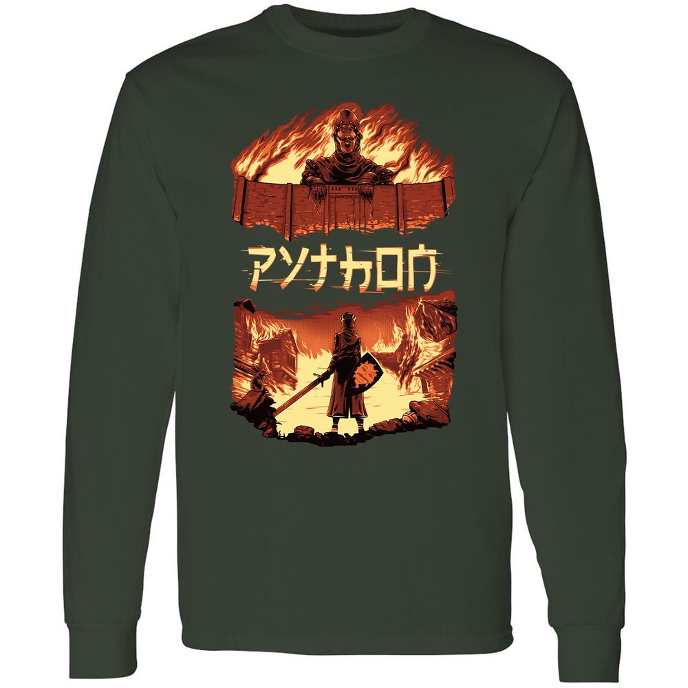 Long Sleeve T-Shirt - ZPXP1TNL - Forest Green - 4