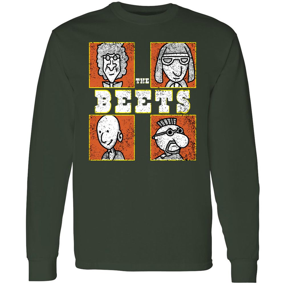 Long Sleeve T-Shirt - Q9Y5XR9F - Forest Green - 4