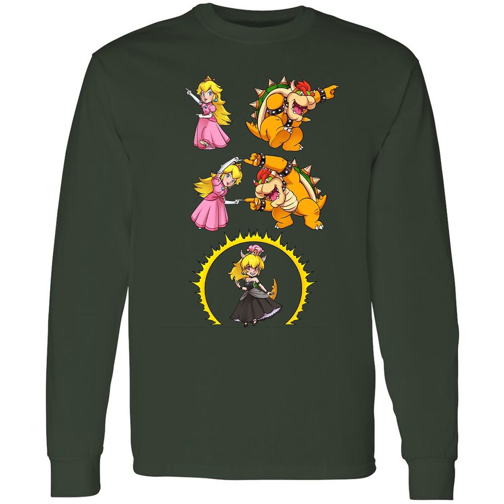 Long Sleeve T-Shirt - 5ZA6W2UZ - Forest Green - 4