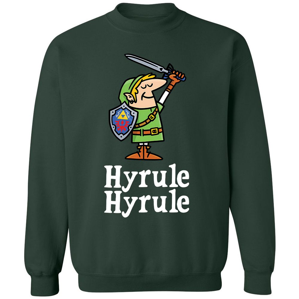 Classic Unisex Sweatshirt - LKQKHUZN - Forest Green - 4