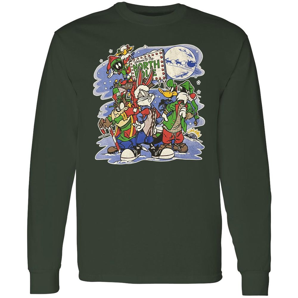Long Sleeve T-Shirt - 33ZU56RT - Forest Green - 4