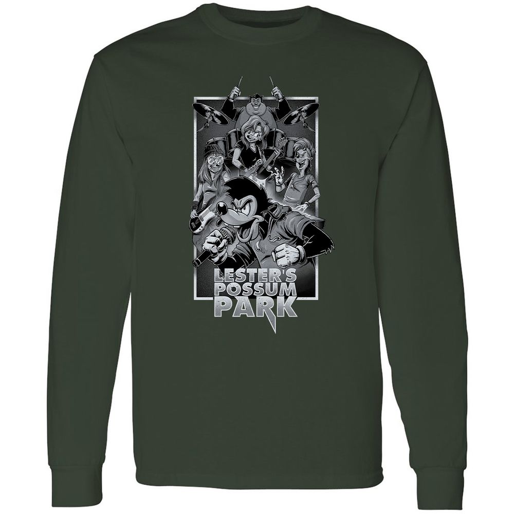 Long Sleeve T-Shirt - WYCD3QCT - Forest Green - 4