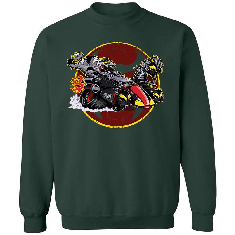 Classic Unisex Sweatshirt - TFUFD5KP - Forest Green - 4