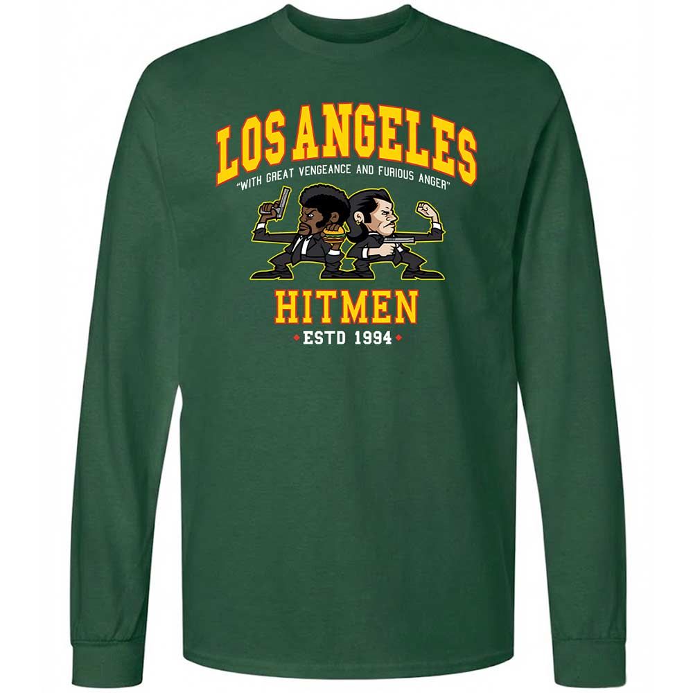 Long Sleeve T-Shirt - 5FFRKR55 - Forest Green - 4