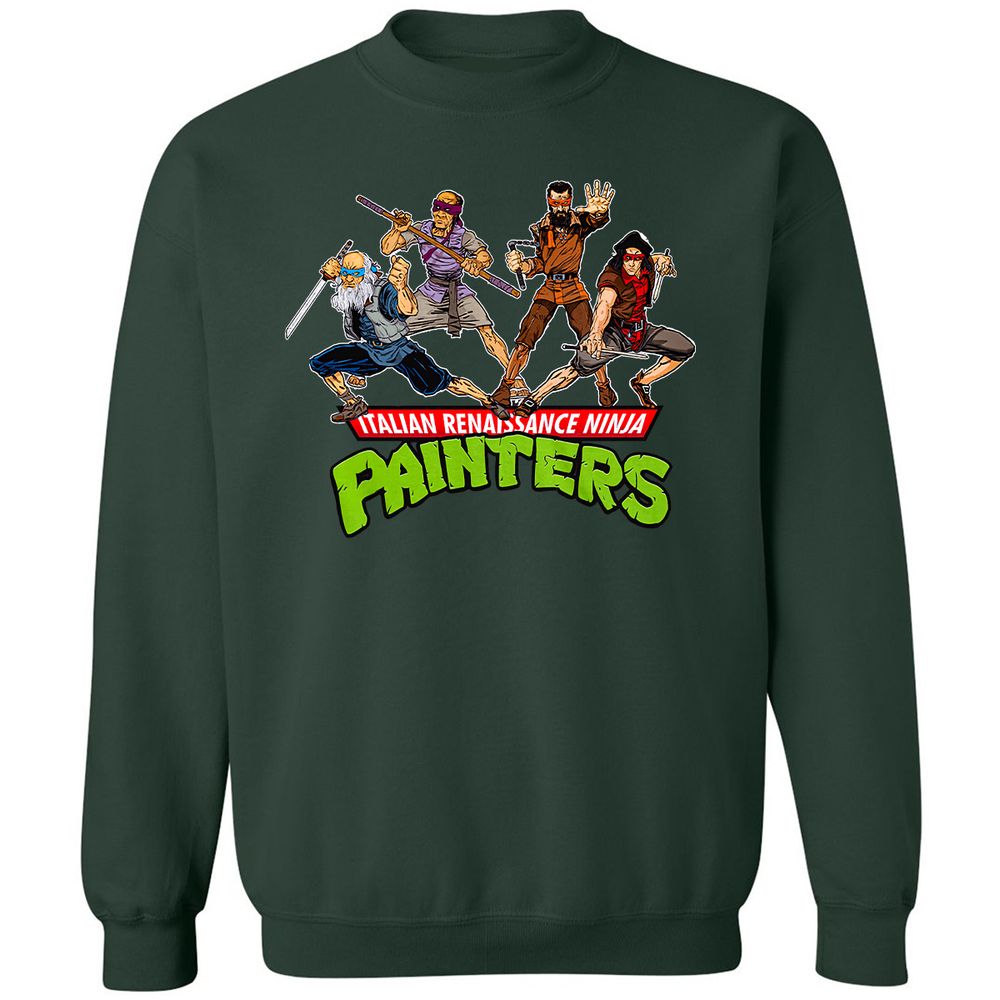 Classic Unisex Sweatshirt - ANP73VAF - Forest Green - 4