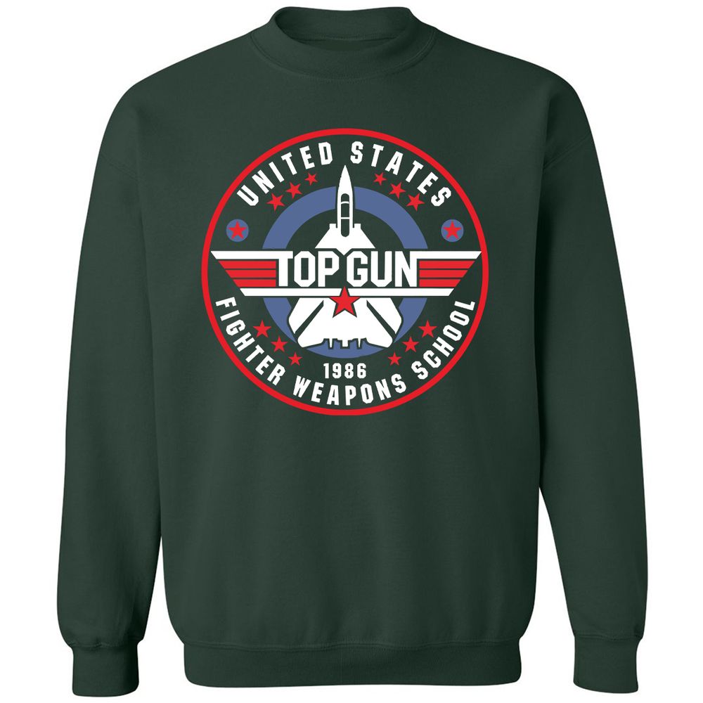 Classic Unisex Sweatshirt - QDNZFQWZ - Forest Green - 4