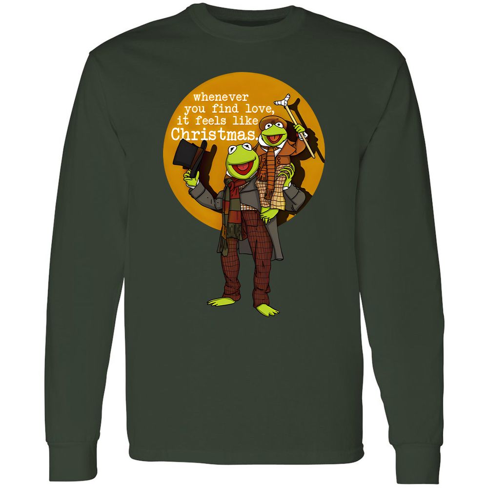 Long Sleeve T-Shirt - LUWLR5JH - Forest Green - 4